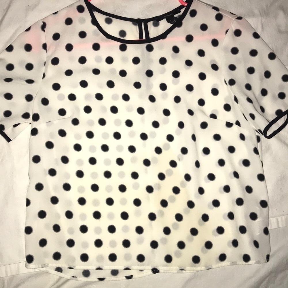 Girls forever 21 polka dot blouse